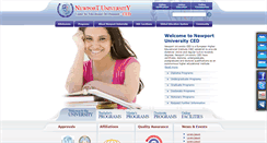 Desktop Screenshot of newportuniversity.eu